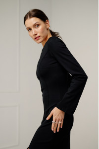 Платье 6400 Черный