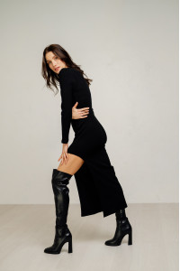 Платье 6402 Черный