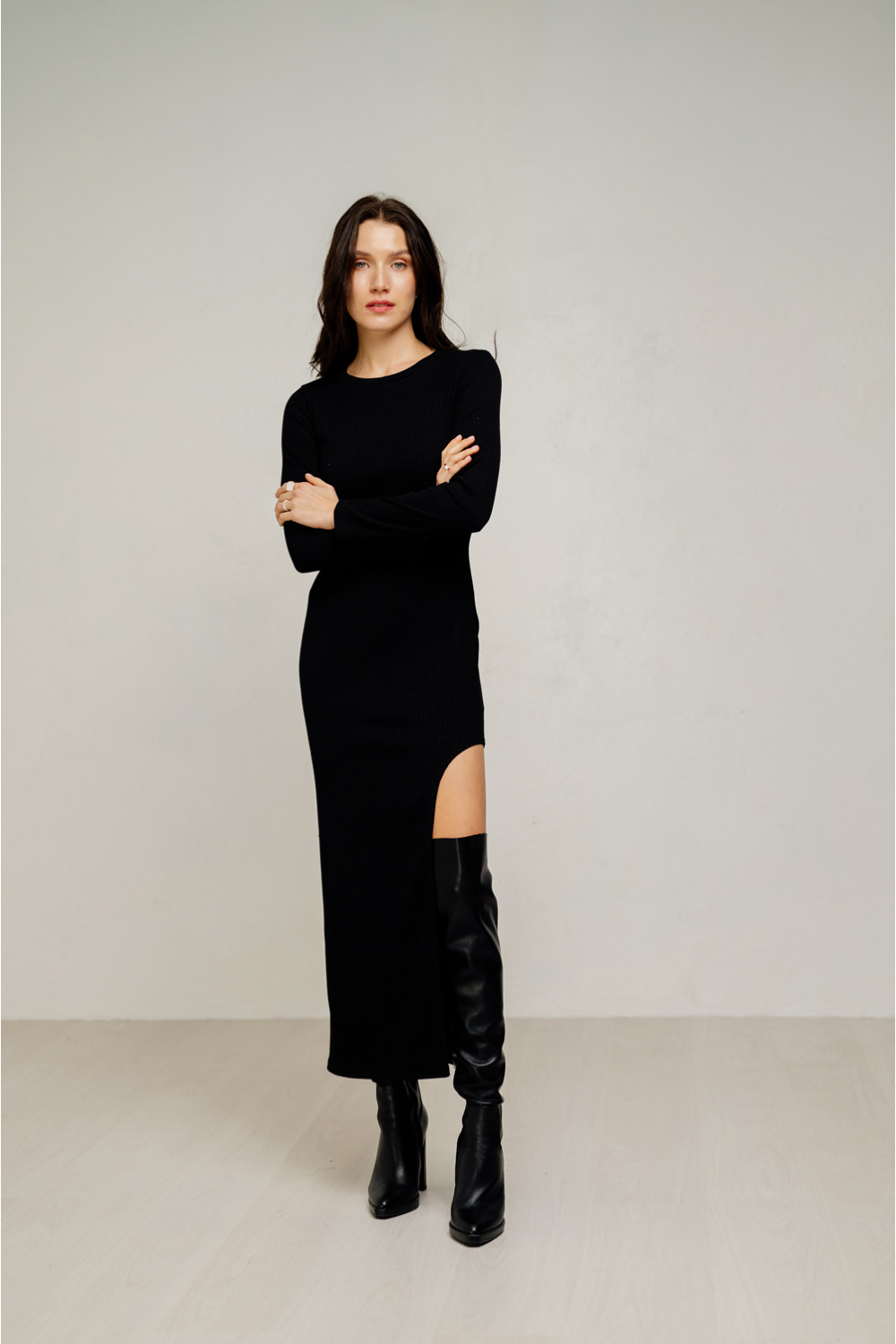 Платье 6402 Черный