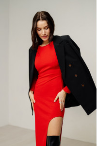 Платье 6402 Красный