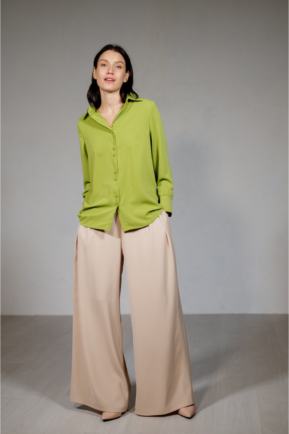 Блуза 6403 Оливковый