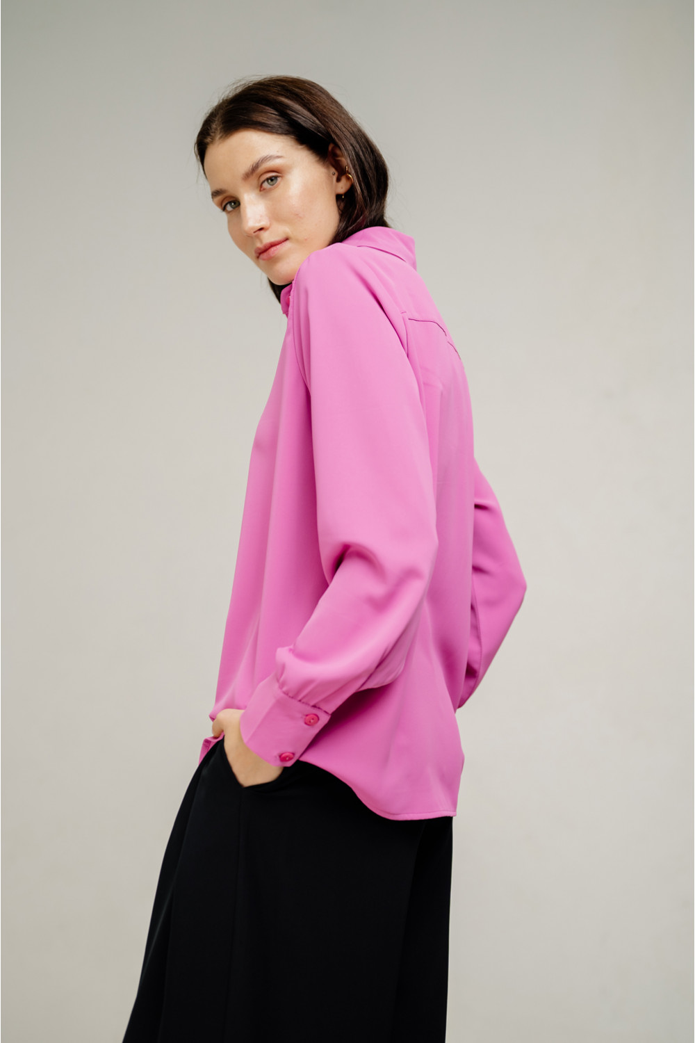 Блуза 6403 Розовый