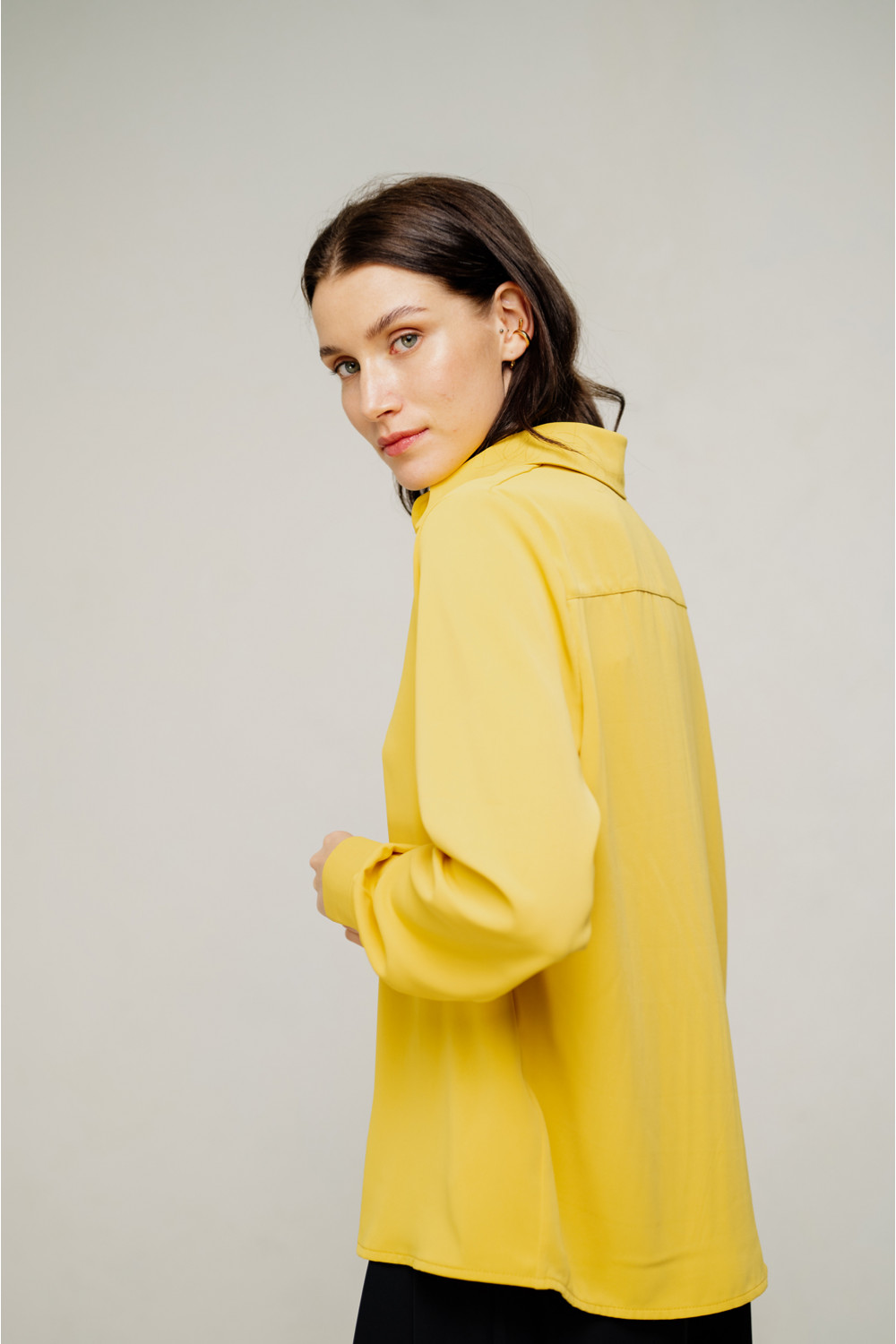 Блуза 6403 Горчица