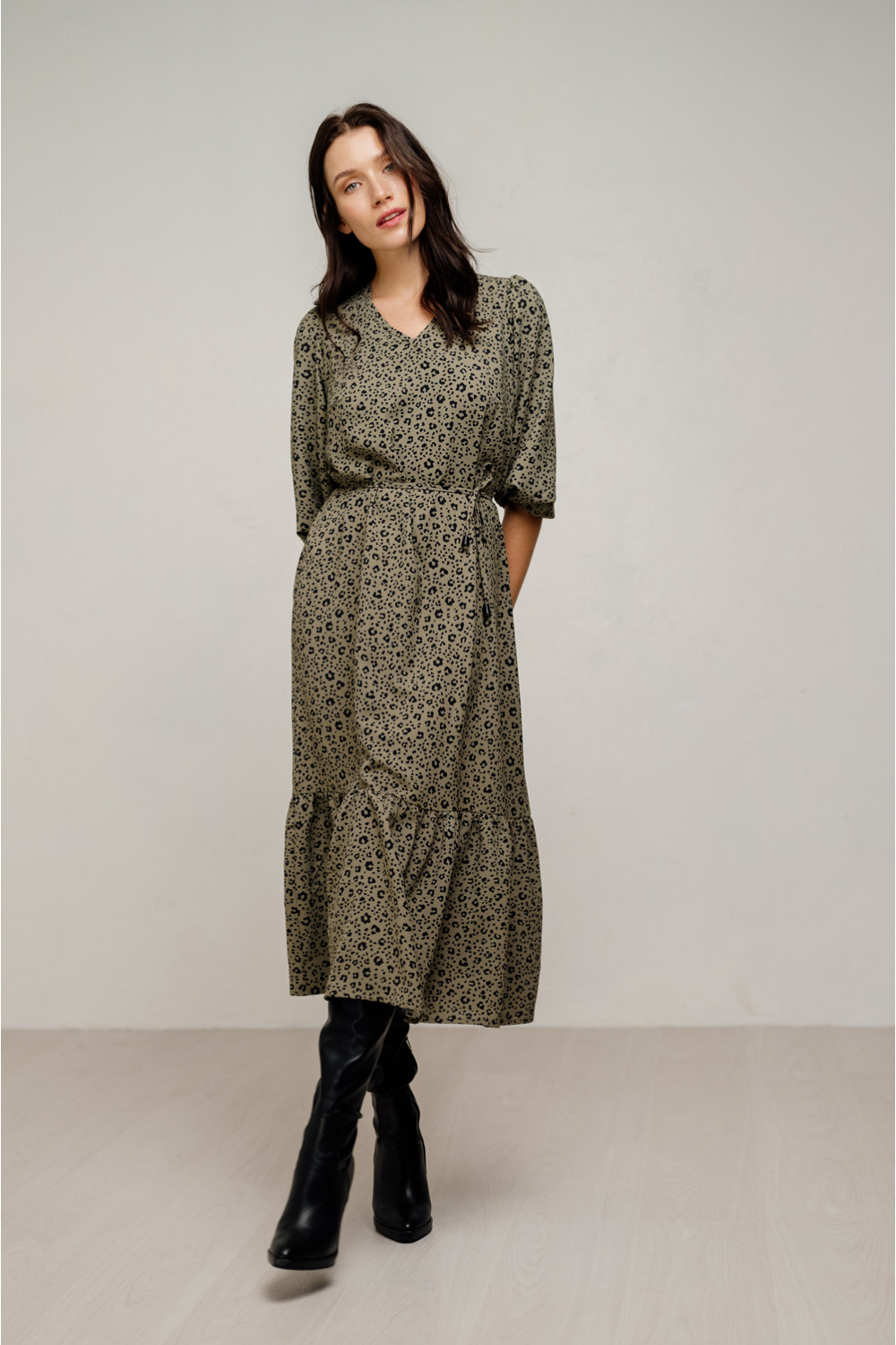 Платье 6409 Хаки