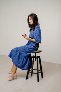 Платье 6409 Деним