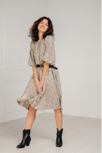 Платье 6020 Бежевый