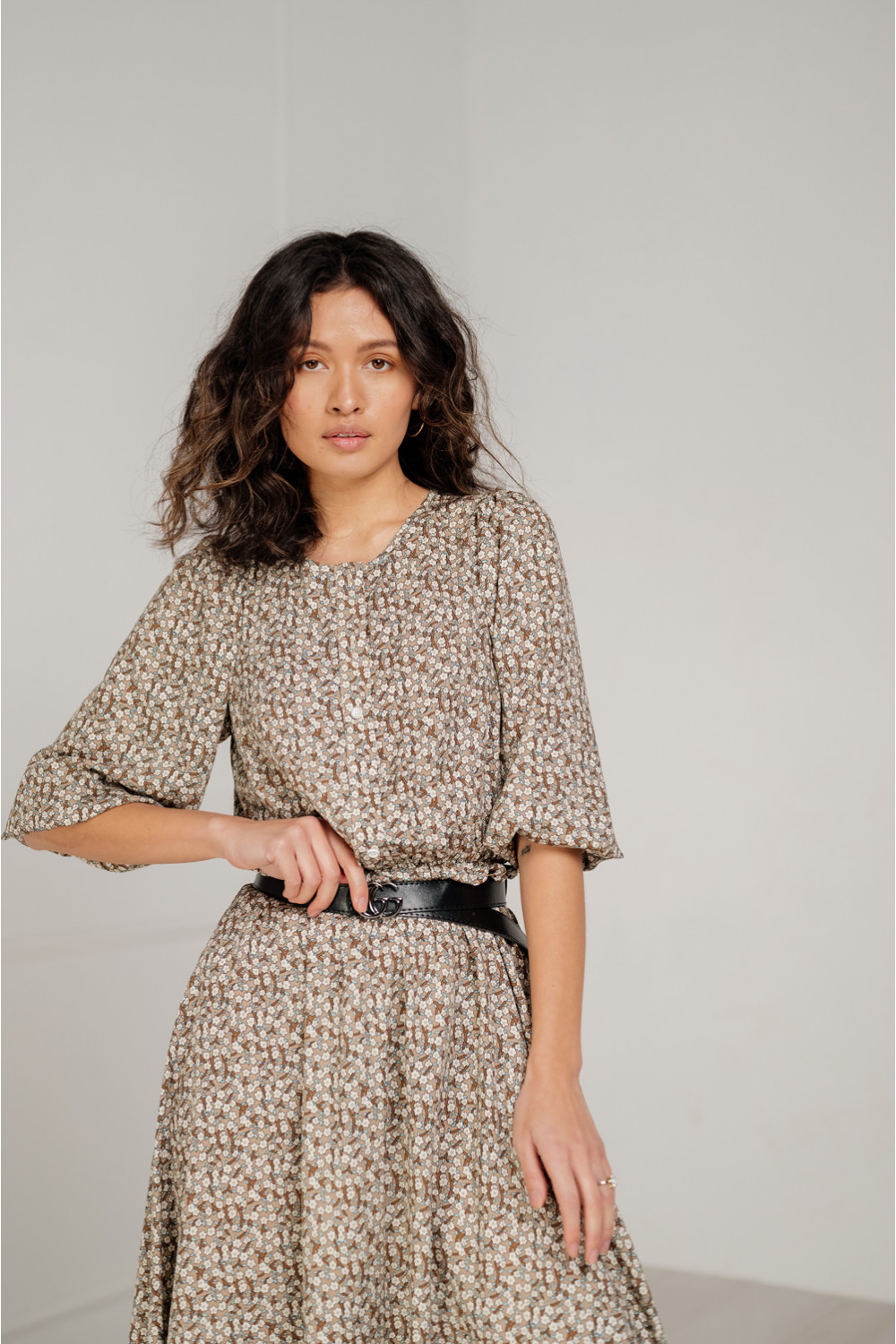 Платье 6020 Бежевый