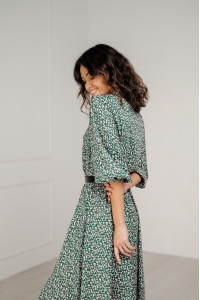 Платье 6020 Зеленый