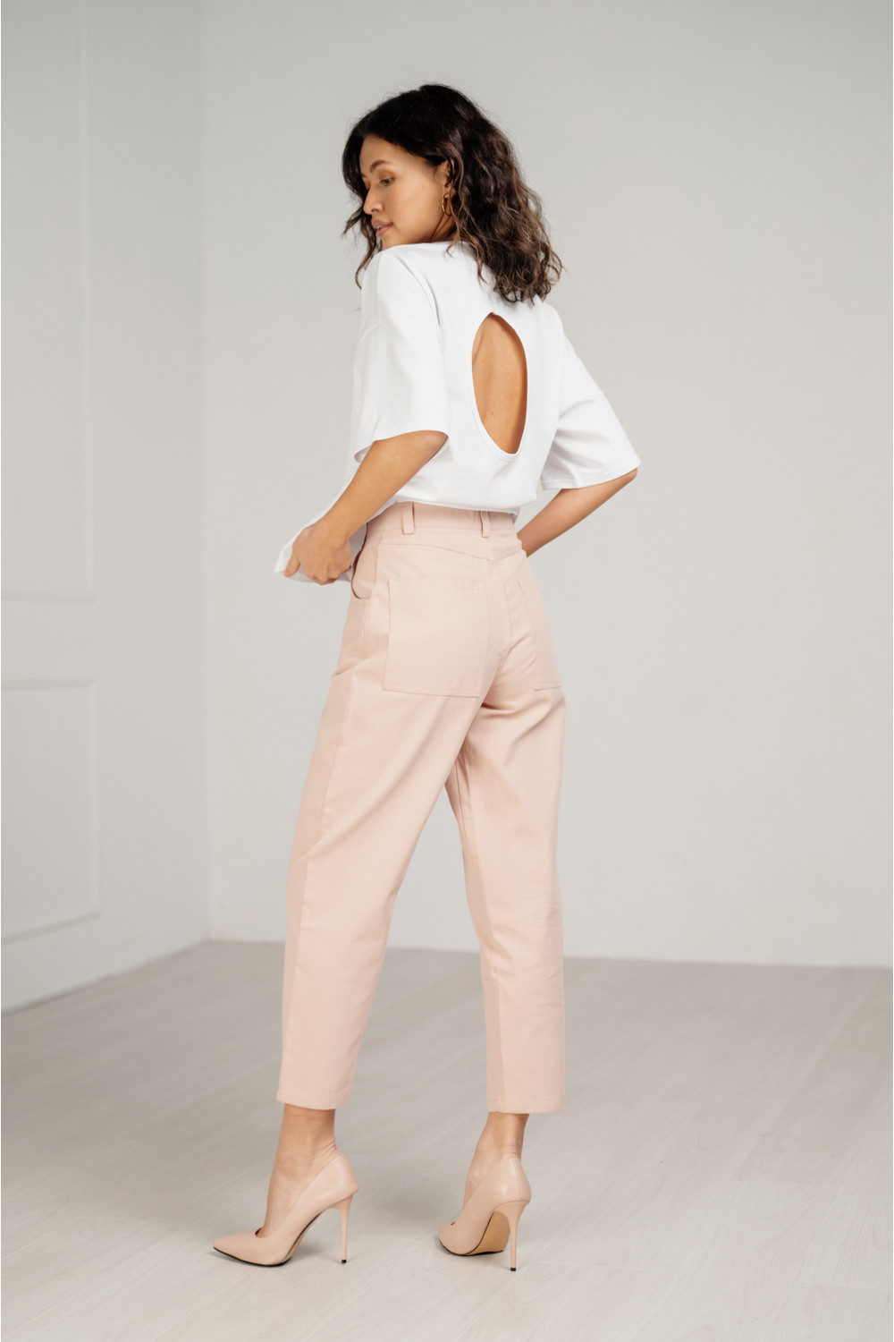 Брюки 6212 Пудра