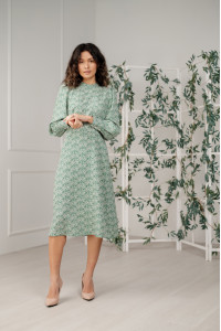 Платье 6222 Зеленый