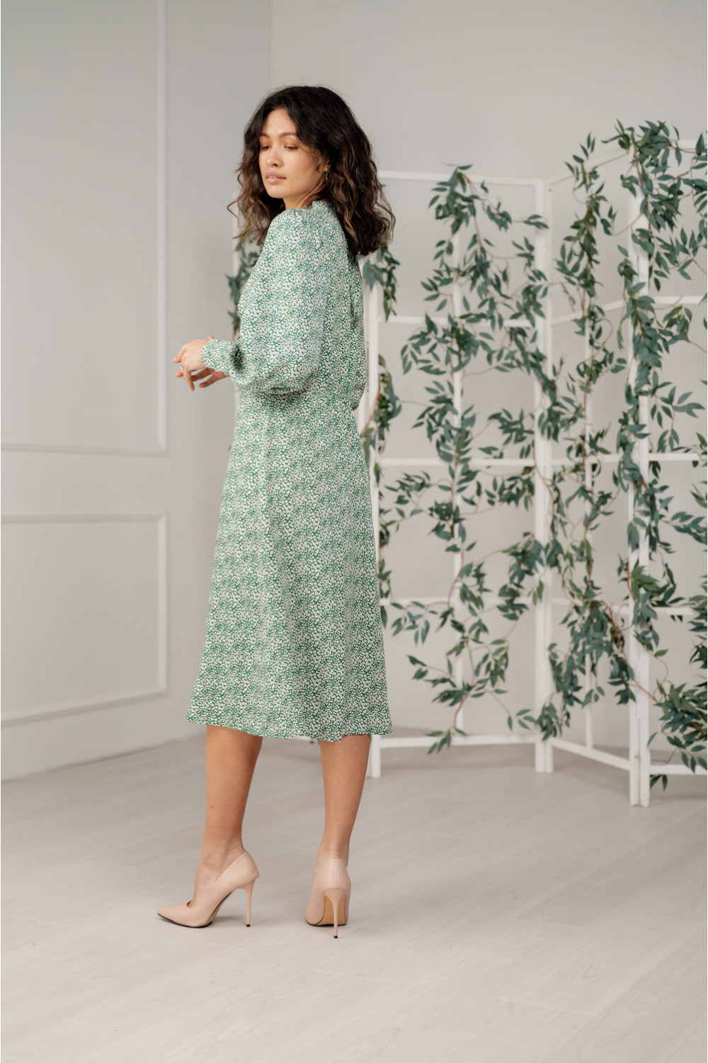 Платье 6222 Зеленый