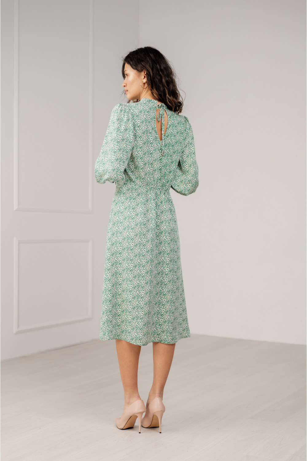 Платье 6222 Зеленый