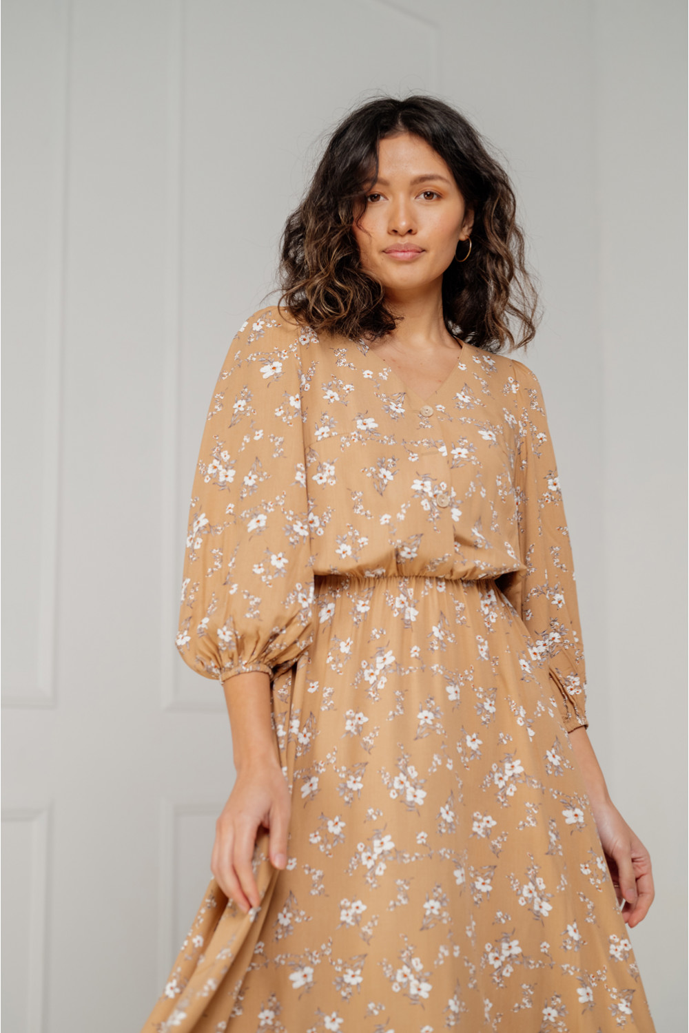 Платье 6236 Бежевый