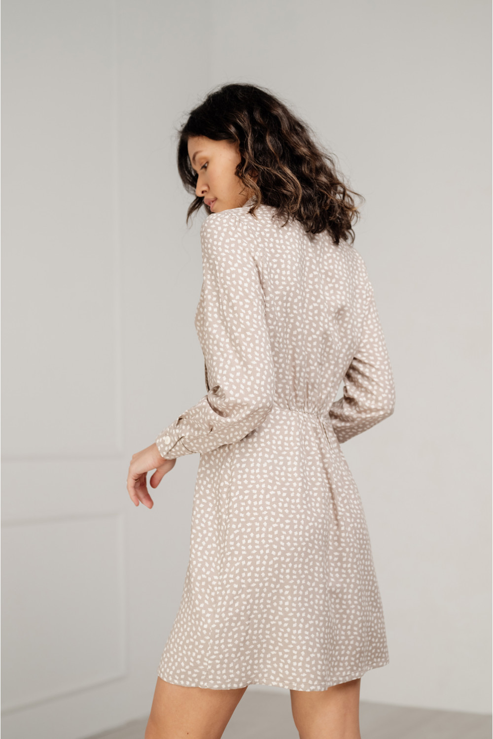 Платье 6415 Бежевый