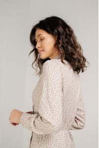 Платье 6415 Бежевый