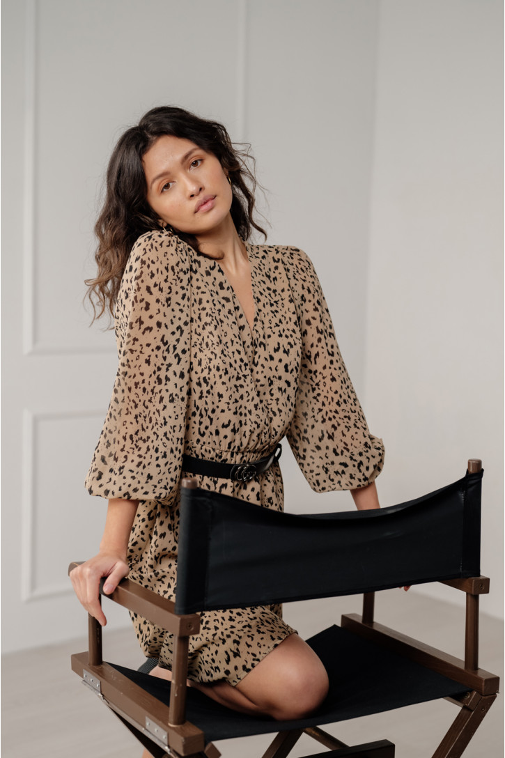 Платье 6419 Бежевый