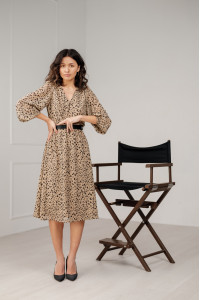 Платье 6419 Бежевый