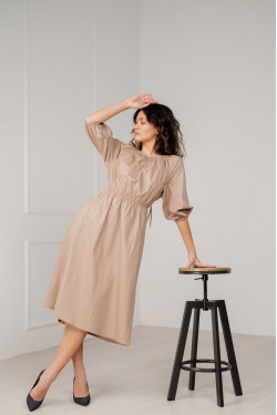 Платье 6422 Бежевый