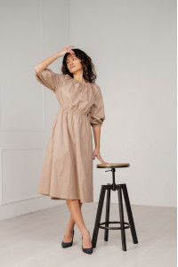 Платье 6422 Бежевый