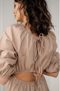 Платье 6422 Бежевый