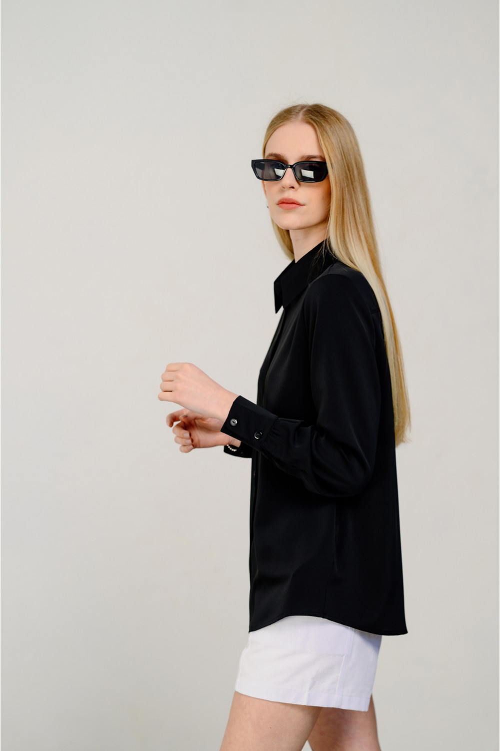 Блуза 6403 Черный