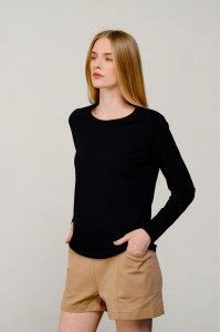 Лонгслив 6423 Черный