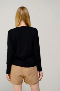 Лонгслив 6423 Черный