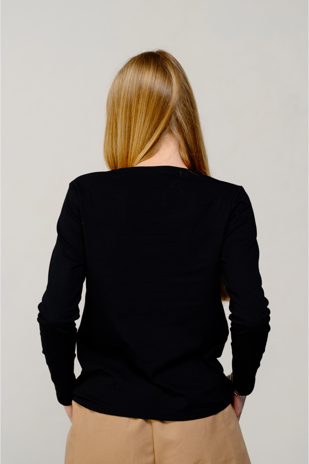 Лонгслив 6423 Черный