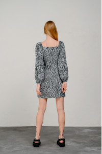 Платье 6424 Серо-голубой