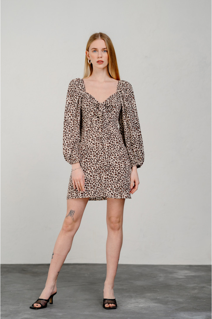 Платье 6424 Бежевый