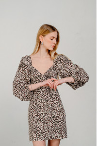 Платье 6424 Бежевый