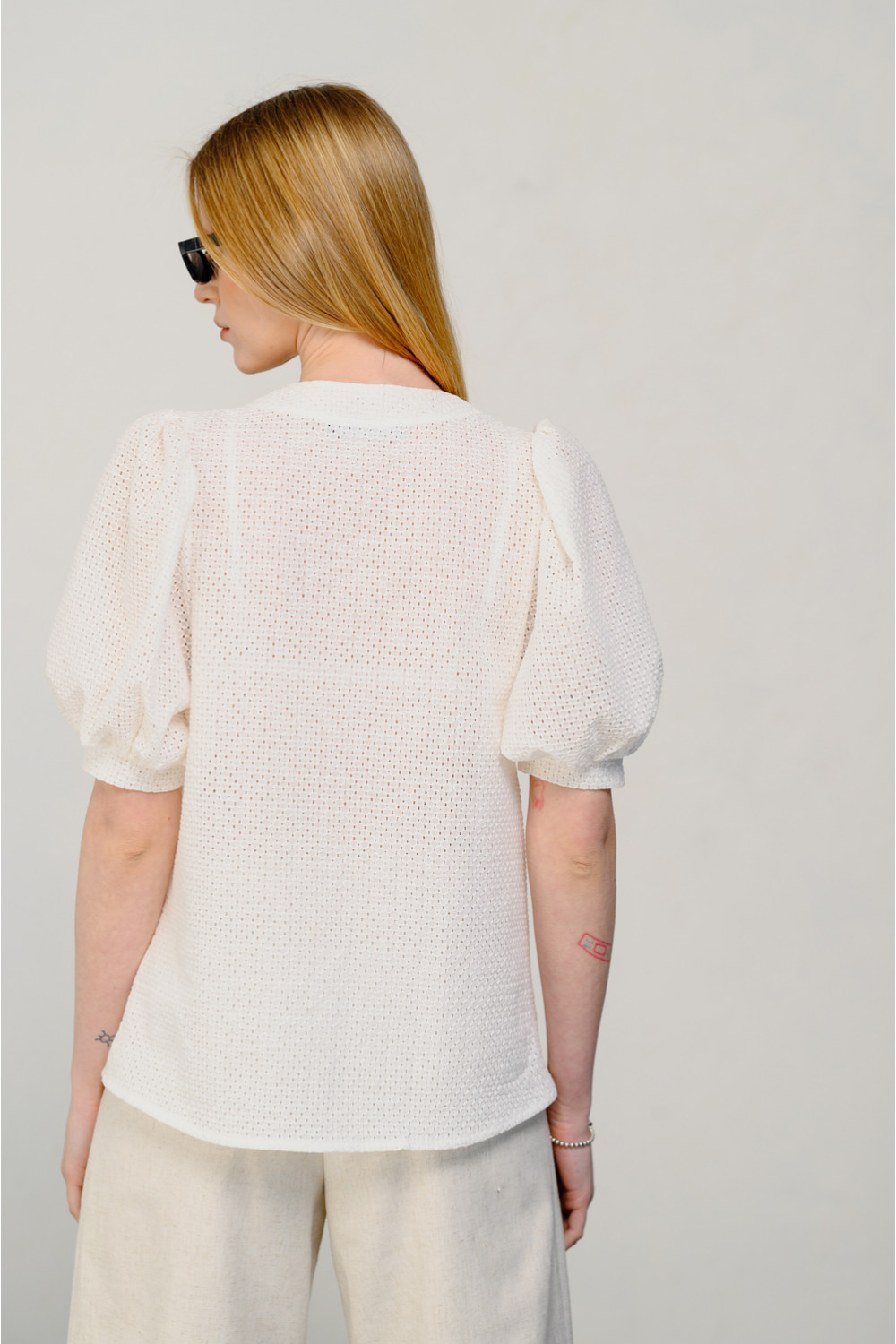 Блуза 6431 Молочный