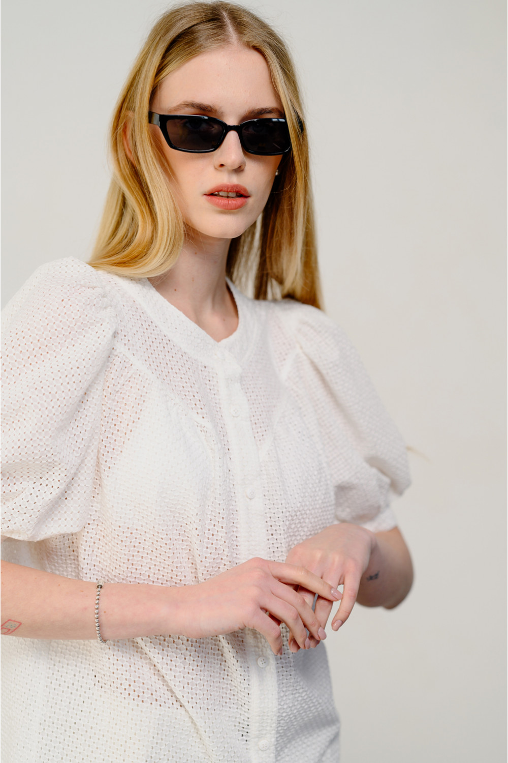 Блуза 6431 Молочный