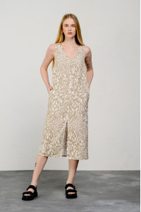 Платье 6432 Бежевый Бежевый