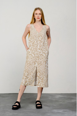 Платье 6432 Бежевый