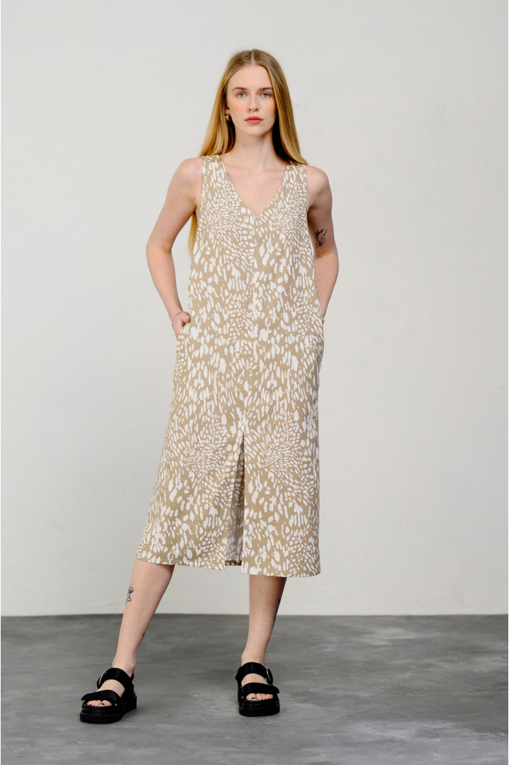 Платье 6432 Бежевый