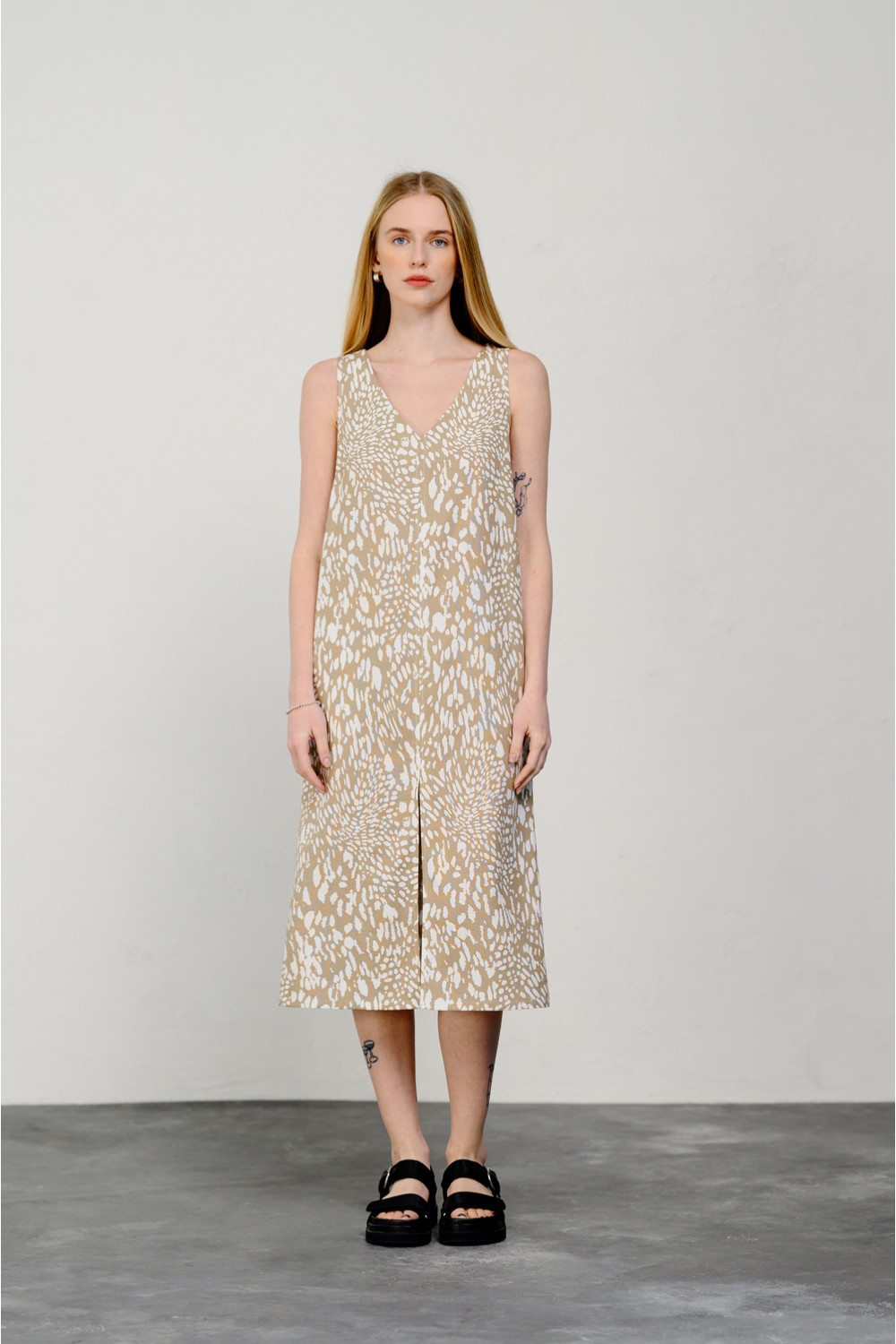 Платье 6432 Бежевый