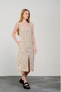 Платье 6432 Бежевый
