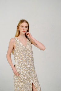 Платье 6432 Бежевый