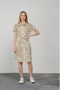 Платье 6433 Бежевый Бежевый