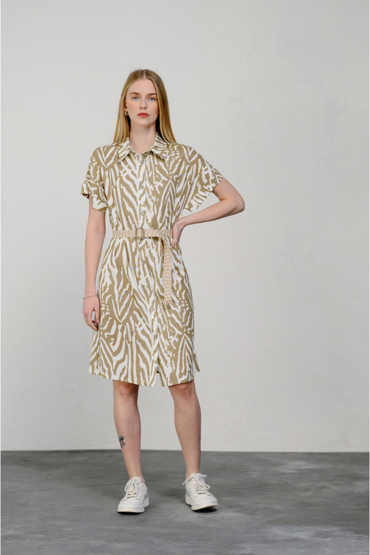 Платье 6433 Бежевый