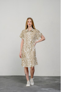 Платье 6433 Бежевый