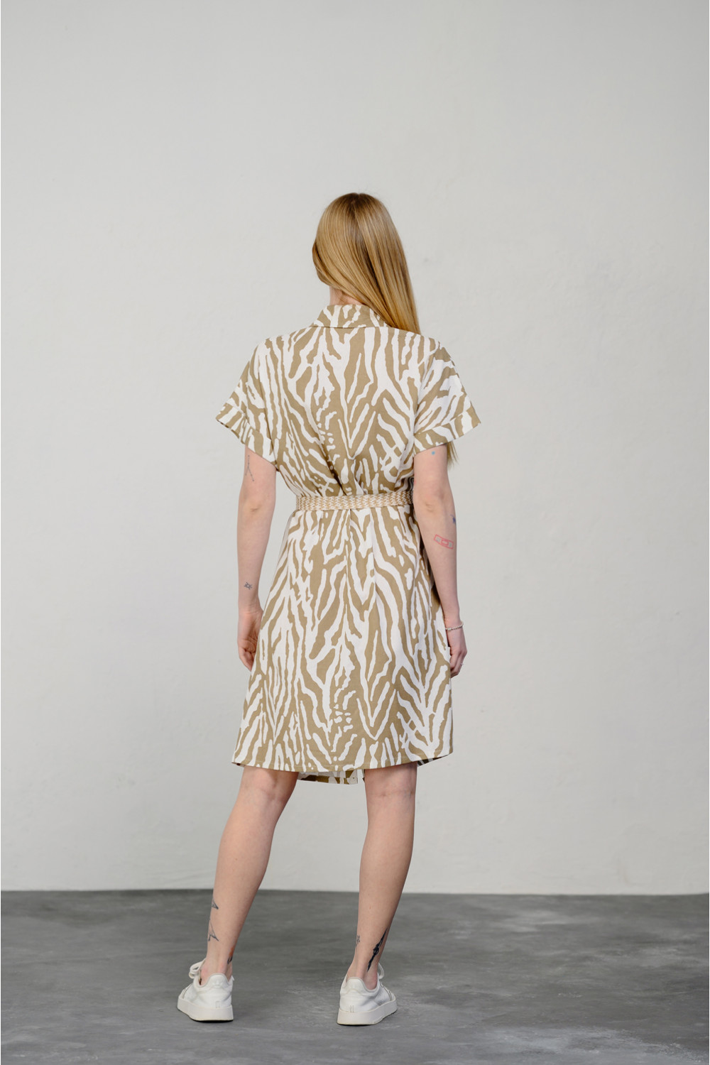 Платье 6433 Бежевый