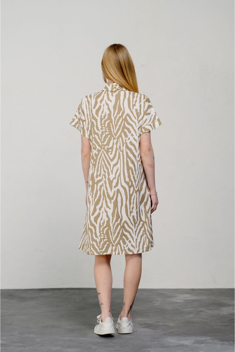 Платье 6433 Бежевый