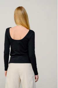 Лонгслив 6435 Черный