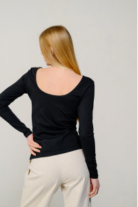 Лонгслив 6435 Черный