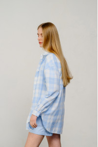 Рубашка 6440 Голубой