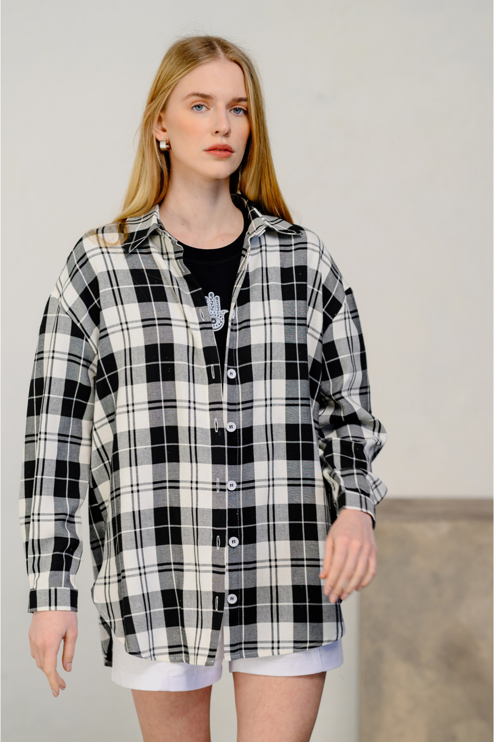 Рубашка 6440 Черный