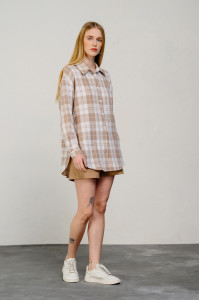 Рубашка 6440 Бежевый