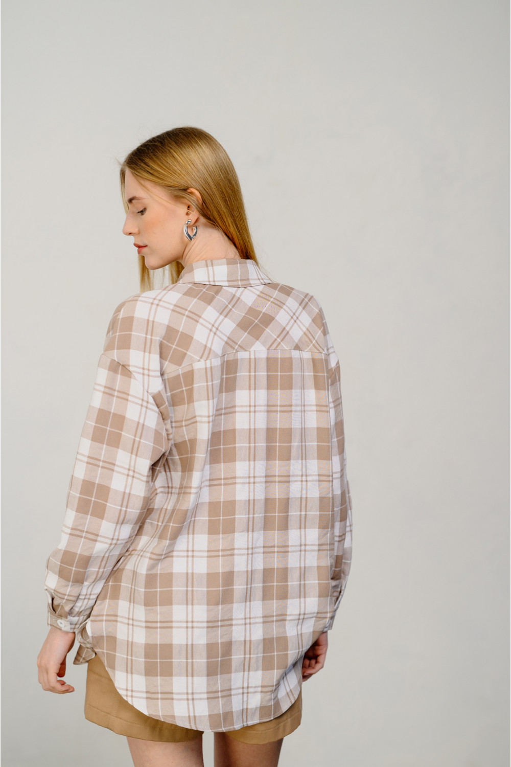 Рубашка 6440 Бежевый